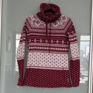 Vintage Roots Red, White Sweaters Women Size XS